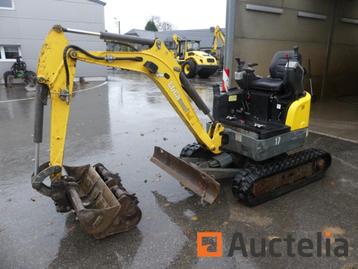 Mini-rupsgraafmachine Wacker Neuson EZ17 beschikbaar voor biedingen