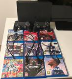 Ps4 met 2 controllers, 9 games, Games en Spelcomputers, Met 2 controllers, Ophalen of Verzenden, Original, 500 GB