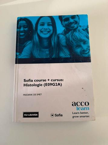 Histologie Sofia Course + cursus, Boeken, Ophalen of Verzenden, Gelezen, Hoger Onderwijs