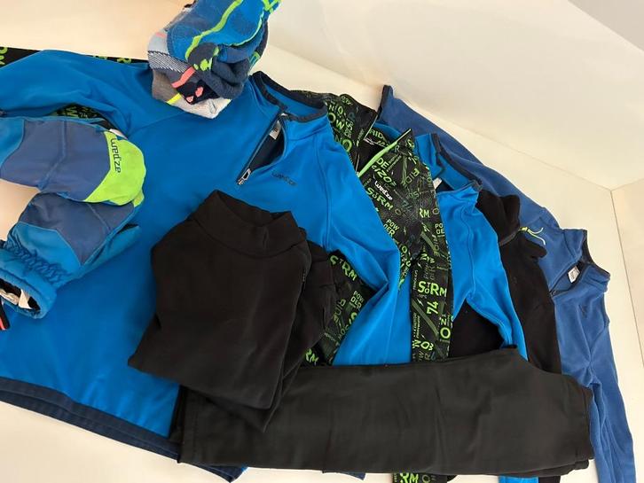 Skikledij (pakket 12-delig) 8-10 jaar, Sport en Fitness, Skiën en Langlaufen, Zo goed als nieuw, Kleding, Ski, Overige merken