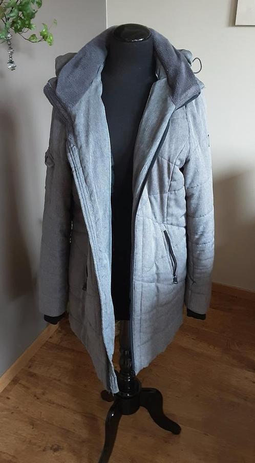 Winterjas grijs met kap merk Cecil., Kleding | Dames, Jassen | Winter, Zo goed als nieuw, Maat 38/40 (M), Grijs, Ophalen of Verzenden