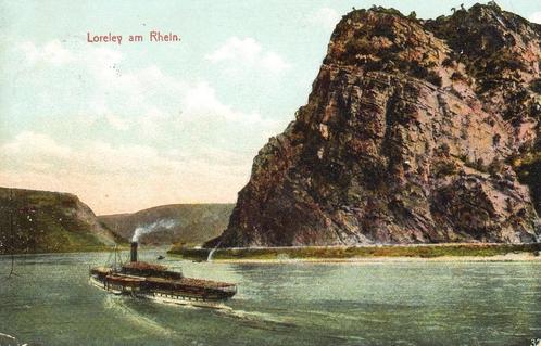1910 - DUITSLAND - Sankt Goarshausen - Loreley am Rhein, Verzamelen, Postkaarten | Buitenland, Gelopen, Duitsland, Voor 1920, Verzenden