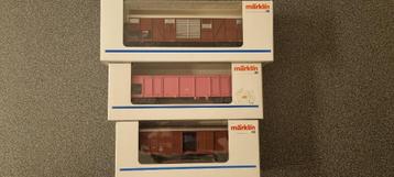 Marklin-lot de 3 wagons SBB-CFF