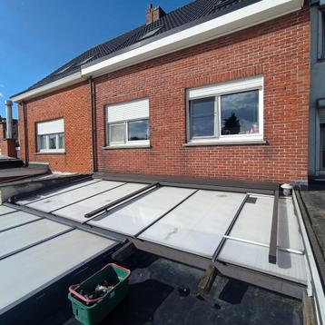 Zonescherm, Tuin en Terras, Overkappingen, Ophalen of Verzenden, Zo goed als nieuw