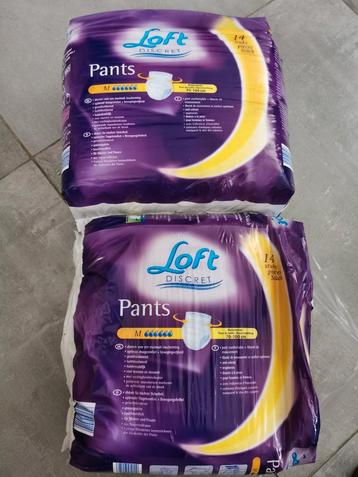Lot de 2 paquets de langes culottes incontinence adultes, Enlèvement