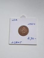 USA 1 Cent 1904, Timbres & Monnaies, Monnaies | Amérique, Enlèvement ou Envoi