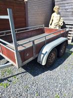 Aanhangwagen met inox bodemplaat, Auto diversen, Aanhangers en Bagagewagens, Ophalen, Zo goed als nieuw