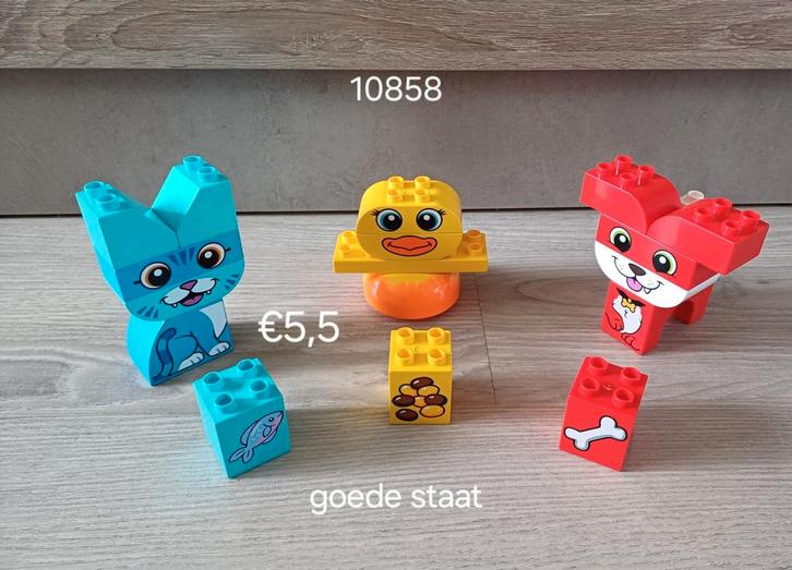 Duplo: mijn eerste puzzeldieren 10858, Kinderen en Baby's, Speelgoed | Duplo en Lego, Gebruikt, Duplo, Ophalen of Verzenden