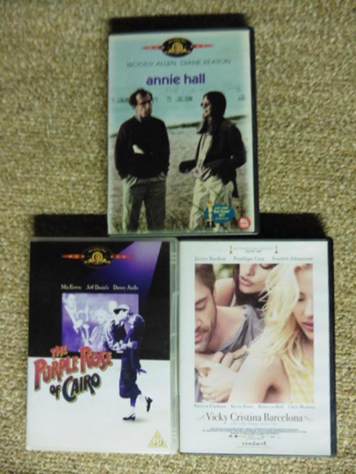 Woody Allen dvd Pakket (3dvd's = 10 euro), Cd's en Dvd's, Dvd's | Klassiekers, Zo goed als nieuw, Ophalen of Verzenden