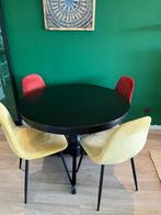 Uitschuifbare ikea tafel INGATORP, Huis en Inrichting, Tafels | Eettafels, Ophalen, Rond, Zo goed als nieuw, Vier personen