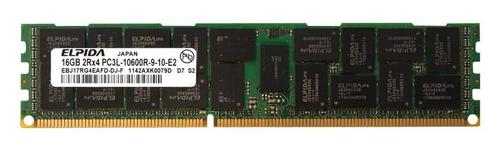 16GB 2Rx4 PC3L-10600R DDR3-1333 ECC Elpida / HP 628974-081, Computers en Software, RAM geheugen