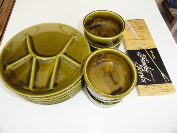 Service à fondue vintage, Elektronische apparatuur, Fonduesets, Zo goed als nieuw, Fondueset, Ophalen of Verzenden