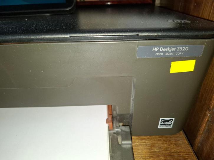 HP deskjet 3520 kleuren inkjet + scanner, Informatique & Logiciels, Imprimantes, Utilisé, All-in-one, Imprimante à jet d'encre