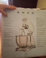 Robot culinaire SMEG SMF02BLEU 800 W, 3 vitesses ou plus, Enlèvement ou Envoi, Neuf, 4 litres ou plus