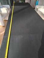 Uitschuifbare tafel van 1.80mL x 90cmB en 76cmH kan tot 3mL., Huis en Inrichting, Tafels | Eettafels, Ophalen, Gebruikt, Overige materialen