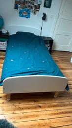 Flexa wit eenpersoonsbed zonder matras, Ophalen, Gebruikt, 90 cm, Eenpersoons