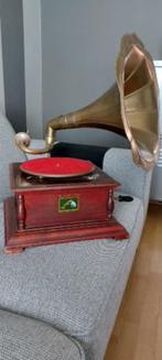 oude grammofoon His Masters Voice, Antiek en Kunst, Curiosa en Brocante, Ophalen