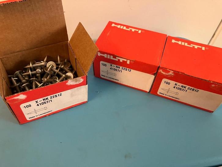 Hilti nagels X-NK 22S12, Zakelijke goederen, Machines en Bouw | Overig, Ophalen of Verzenden