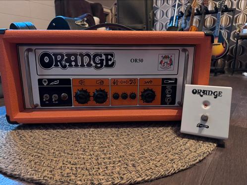 Orange OR50 HEAD met beschermhoes + switch, Muziek en Instrumenten, Versterkers | Bas en Gitaar, Zo goed als nieuw, Ophalen
