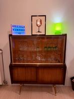 Vintage vitrinekast, Huis en Inrichting, Ophalen, Zo goed als nieuw