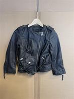 Allsaints Cropped Riley Jacket zwart leer Biker vrouwen jas, Noir, Enlèvement ou Envoi, Neuf