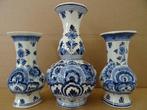 Antieke vaas kaststel Delfts blauw Handpainted Los te koop, Ophalen of Verzenden