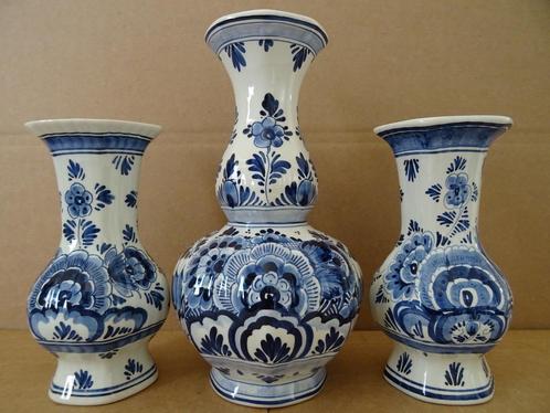 eetbaar vuist medeleerling ② Antieke vaas kaststel Delfts blauw Handpainted Los te koop — Antiek |  Vazen — 2dehands