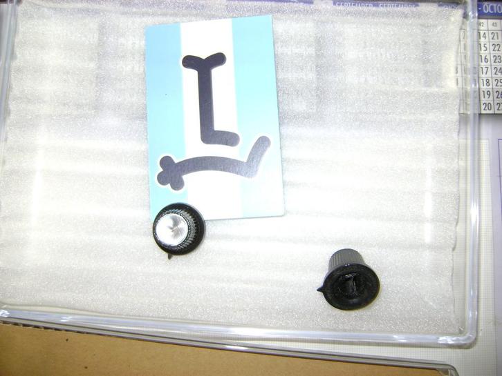 De Tomaso Airco knop,  nagemaakt na origineel., Auto-onderdelen, Dashboard en Schakelaars, Ophalen of Verzenden