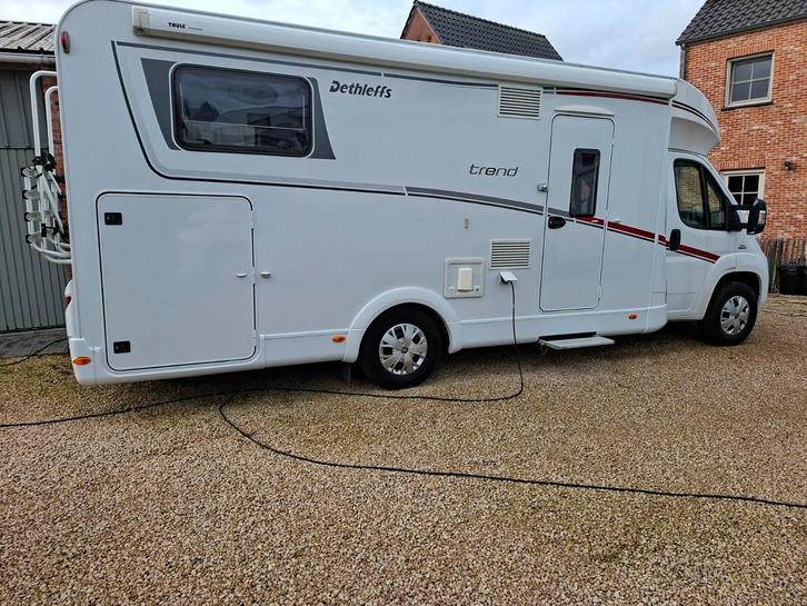 Superbes Dethleffs T7057EB à vendre, Caravanes & Camping, Camping-cars, Particulier, Dethleffs, Fiat, Douche, Télévision, Porte-vélos