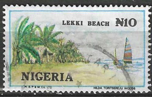 Nigeria 1992 - Michel 606 - Toerisme - Lekki strand (ST), Timbres & Monnaies, Timbres | Afrique, Affranchi, Nigeria, Envoi