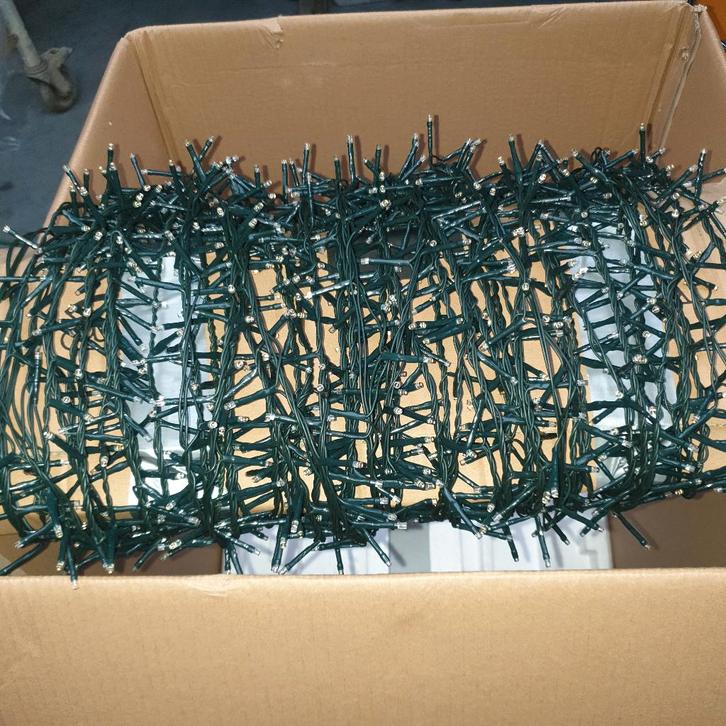 Kerst ledverlichting, warm /wit 40 lopende meter., Diversen, Kerst, Ophalen