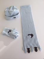 Muts + sjaal + handschoenen +- 2 jaar, Ophalen of Verzenden, Zo goed als nieuw, 104 of kleiner, Meisje