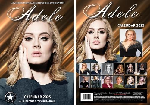 Lots de 5 ou 10 et 25 ou 50 Calendriers Adele 2025, Divers, Calendriers, Neuf, Calendrier annuel, Enlèvement ou Envoi