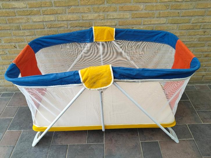 kinderbed/reisbedje., Kinderen en Baby's, Kinderkamer | Bedden, Gebruikt, Minder dan 140 cm, 70 tot 85 cm, Matras, Ophalen