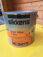 Nieuwe Sikkens Cetol filter 7plus  2,5 l notenlaar, Bricolage & Construction, Peinture, Vernis & Laque, Comme neuf, Enlèvement ou Envoi
