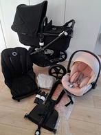 Bugaboo fox zwart/ black + cybex cloud peach autostoel, Kinderen en Baby's, Bugaboo, Verstelbare duwstang, Zo goed als nieuw, Ophalen