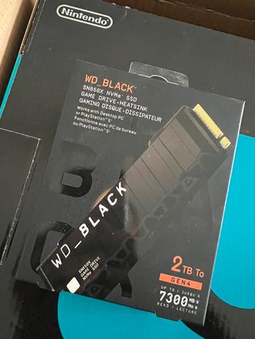 WD BLACK SN850X NVMe SSD + HEATSINK