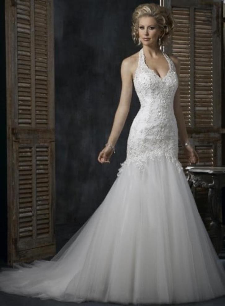 Fit & flare trouwjurk maat 34 36 38, Kleding | Dames, Trouwkleding en Trouwaccessoires, Nieuw, Trouwjurk, Ophalen of Verzenden