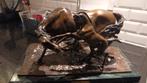 Prachtig bronze paarden, Animaux & Accessoires, Reptiles & Amphibiens | Accessoires, Enlèvement, Comme neuf