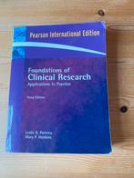 Foundations of Clinical Research , third edition, Boeken, Studieboeken en Cursussen, Ophalen, Gelezen, Hoger Onderwijs, Leslie G.Portney , Mary P. Watkins