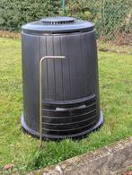 Compostbak H85xV70xB60cm zwart met omwoelhaak 280L, Tuin en Terras, Aarde en Mest, Ophalen, Compostbak