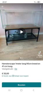 Hamsterscape/oud aquarium, Gebruikt, Overige typen, Hamster, 75 tot 110 cm