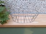 Vintage grote metalen draadmand / fruitmand / mand, Huis en Inrichting, Overige materialen, Gebruikt, Mand, Ophalen of Verzenden