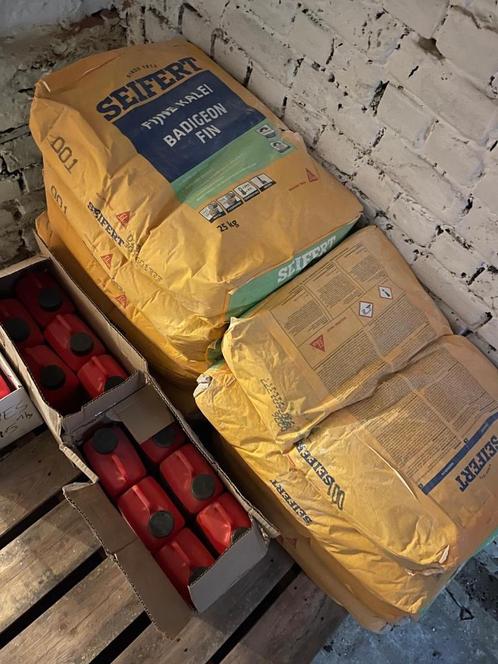 Sacs 25kg Badigeon fin SEIFERT, Doe-het-zelf en Bouw, Verf, Beits en Lak, Nieuw, Verf, Ophalen