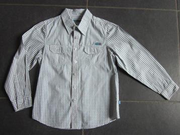  turquoise hemd met fijne sterretjes beschikbaar voor biedingen