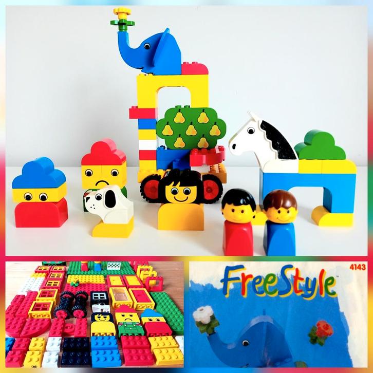 Lego freestyle 4341,plaat,basic blokken,fig ,ramen,deuren..., Kinderen en Baby's, Speelgoed | Duplo en Lego, Zo goed als nieuw
