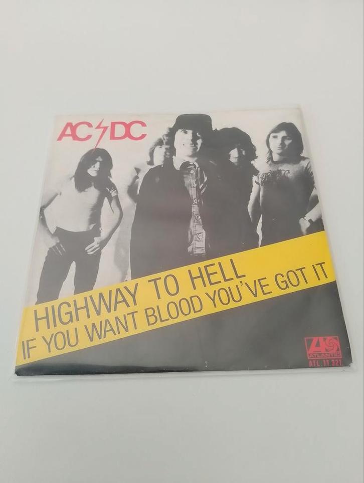 AC/DC - highway to hell, Cd's en Dvd's, Vinyl Singles, Zo goed als nieuw, Ophalen of Verzenden
