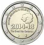 2 euros Belgique 2014 Première Guerre mondiale, 2 euros, Enlèvement ou Envoi, Belgique