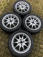 10 spaaks ALU velgen 4x114,3, Auto-onderdelen, 17 inch, Banden en Velgen, Gebruikt, Personenwagen