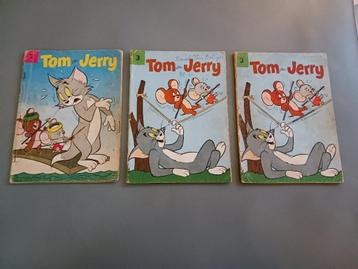 Tom & Jerry 3x, nrs. 1, 3, 3, redelijke staat disponible aux enchères